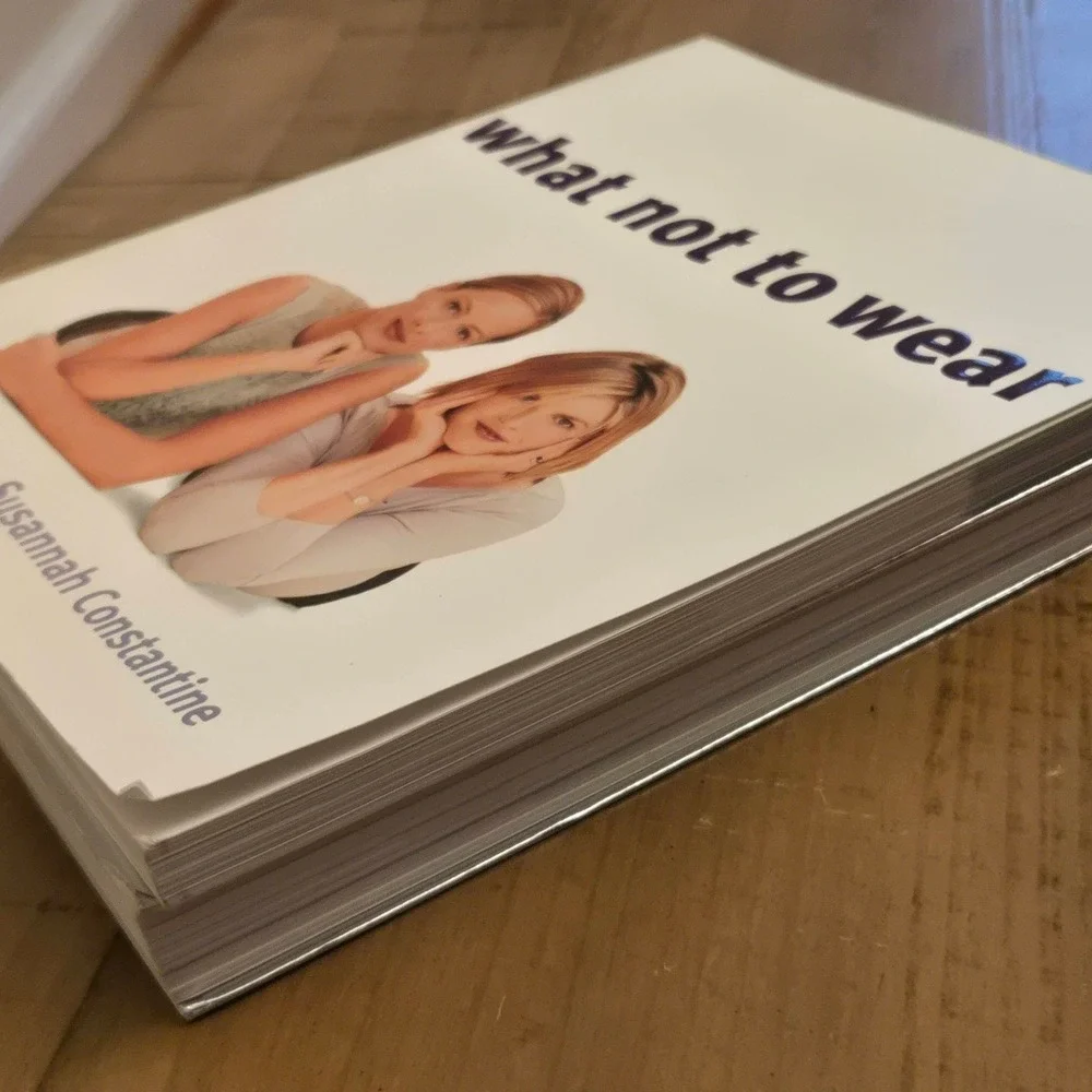 Trinny & Susannah Fashion Book Set OS White Excellent What Not To Wear Bundle